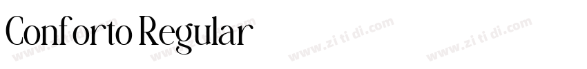 Conforto Regular字体转换